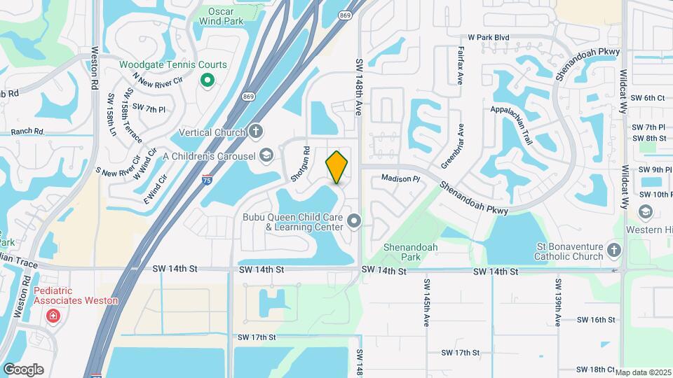 1037 SW 149th Ln Map and Location Details