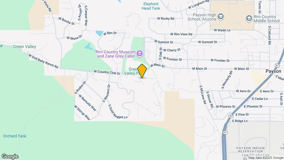 939 W Madera Ln Map and Location Details