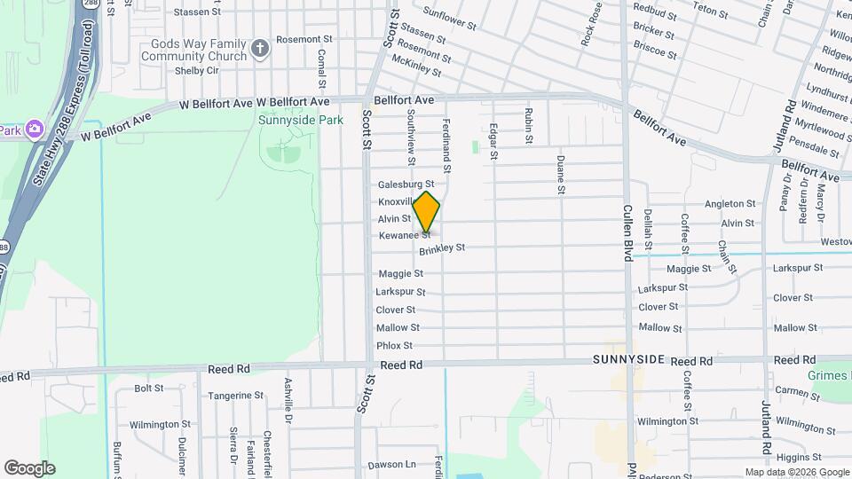 4210 Kewanee St Map and Location Details