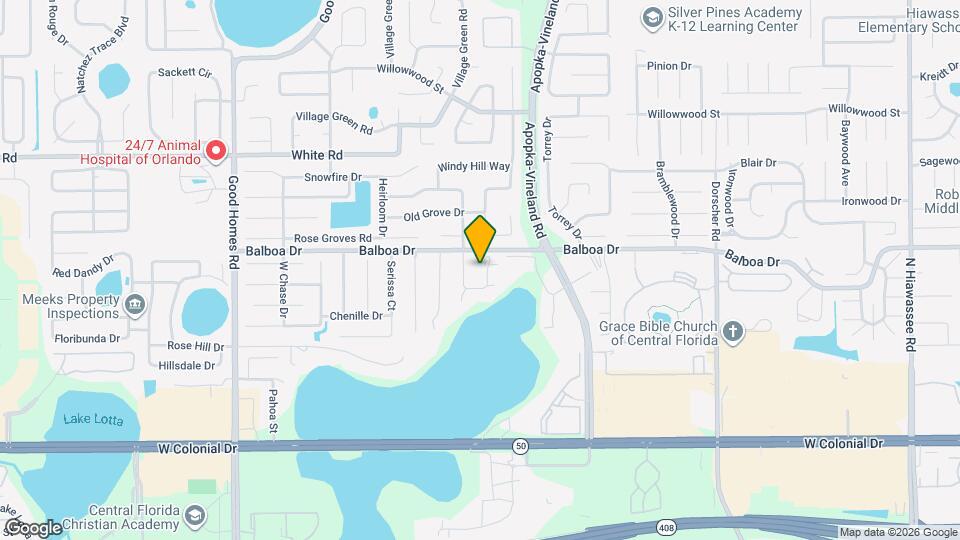 1109 Woodman Way Map and Location Details