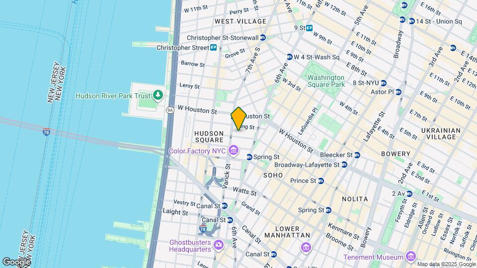 43 Charlton St Mapa y Detalles de la Ubicación
