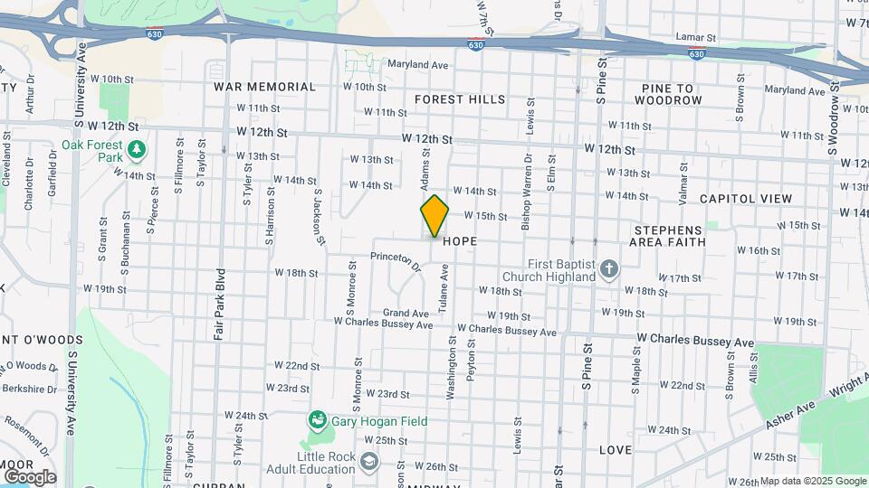 4517 W 16th St Map and Location Details