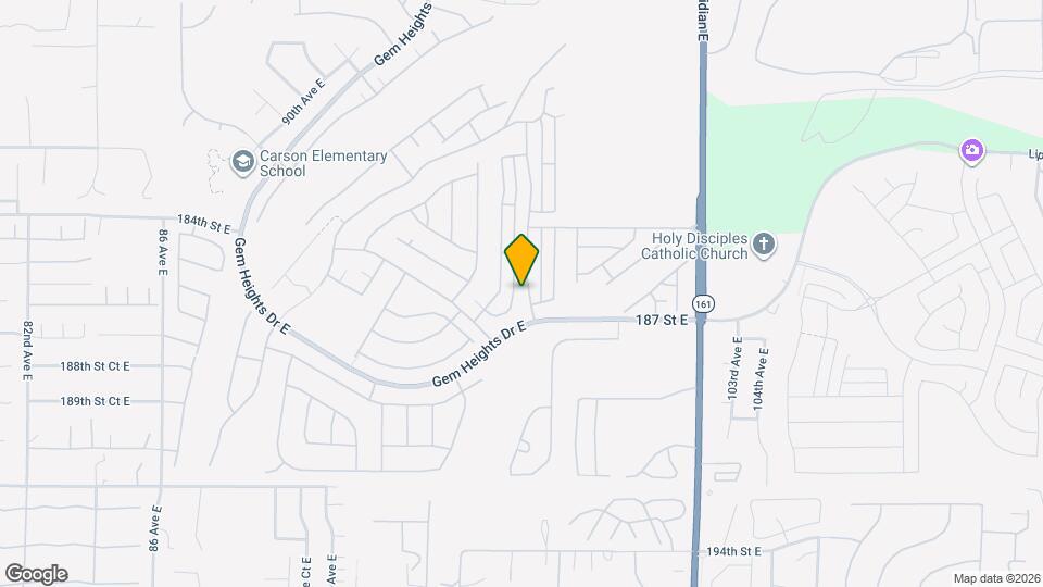 18562 97th Ave E Map and Location Details