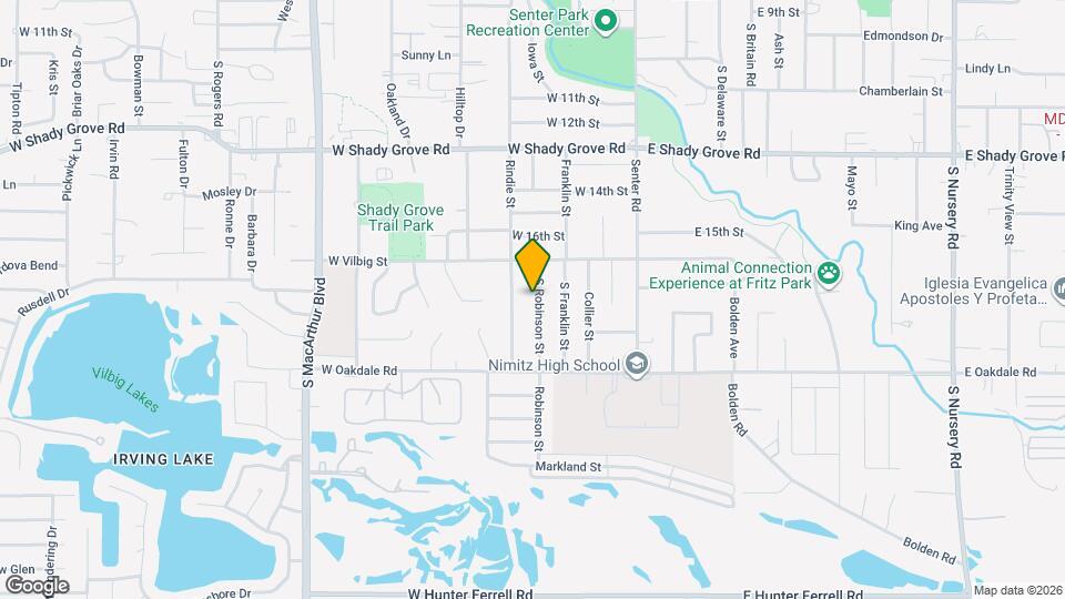 1803 S Robinson St Map and Location Details