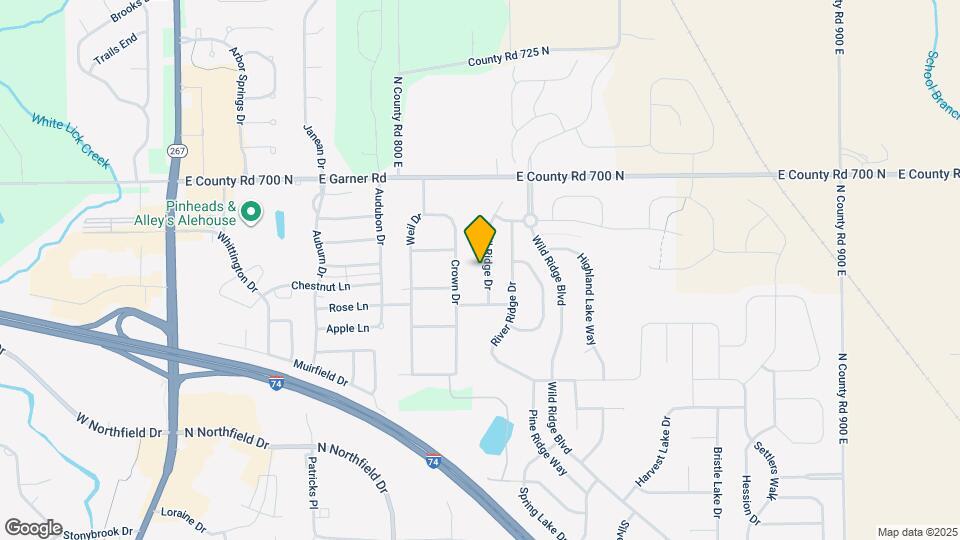 1334 Fall Ridge Dr Map and Location Details