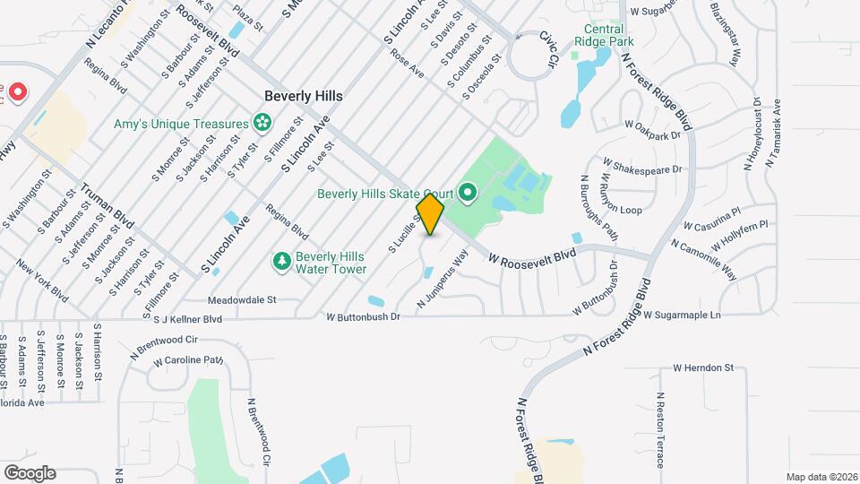 3263 N Maidencane Dr Mapa y Detalles de la Ubicación