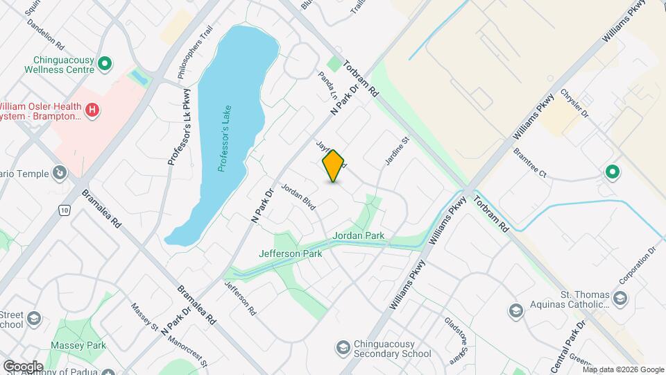 52 Judith Crescent Map and Location Details