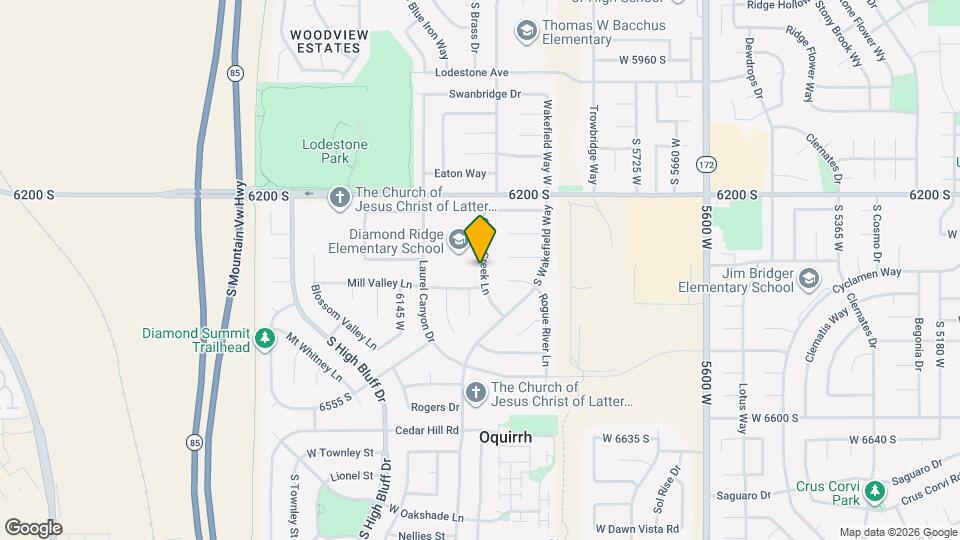 6334 S Clover Creek Ln Map and Location Details
