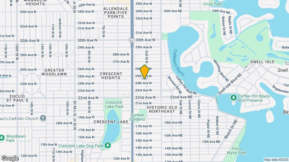 215 24th Ave N Map and Location Details