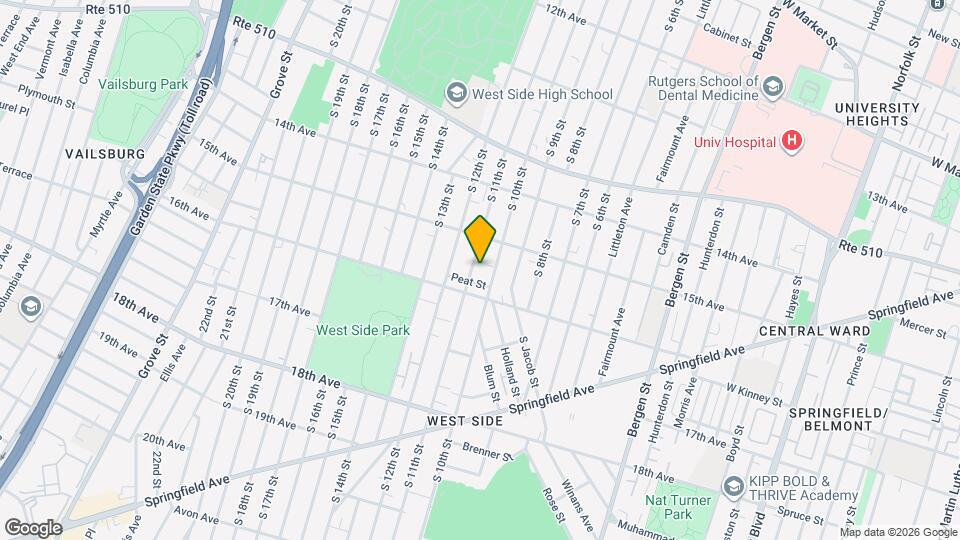 488 S 11th St, Unit Unit 1 Map and Location Details