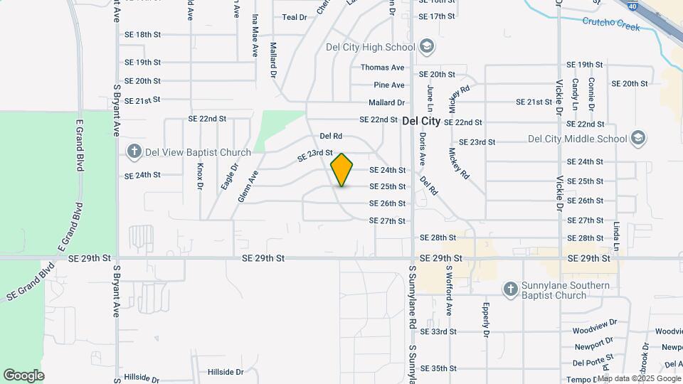 4004 SE 25th St Map and Location Details