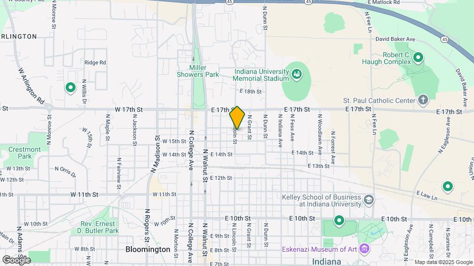 1120 N Lincoln St Map and Location Details