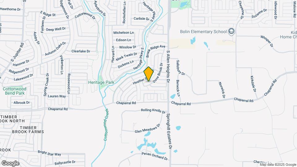1322 Dove Brook Dr Map and Location Details