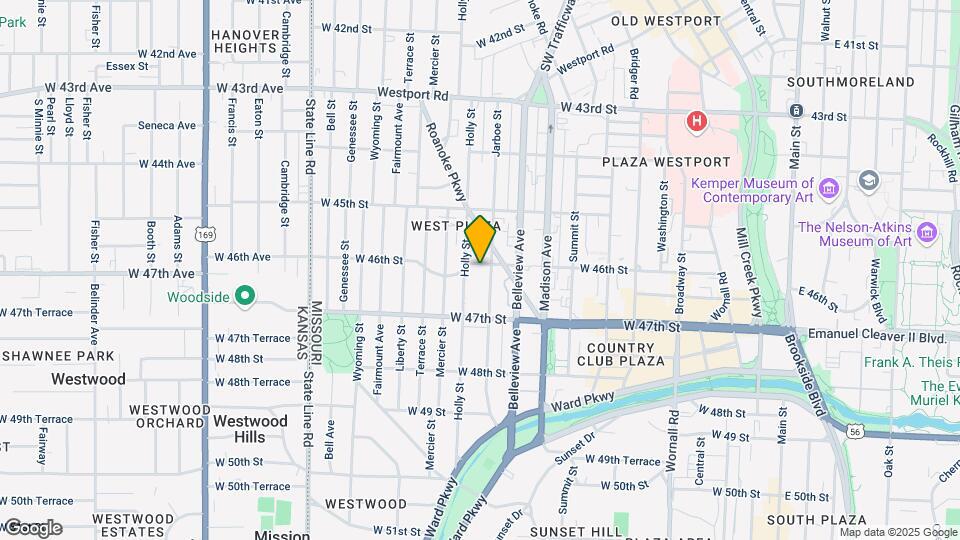 1111 W 46th St Map and Location Details