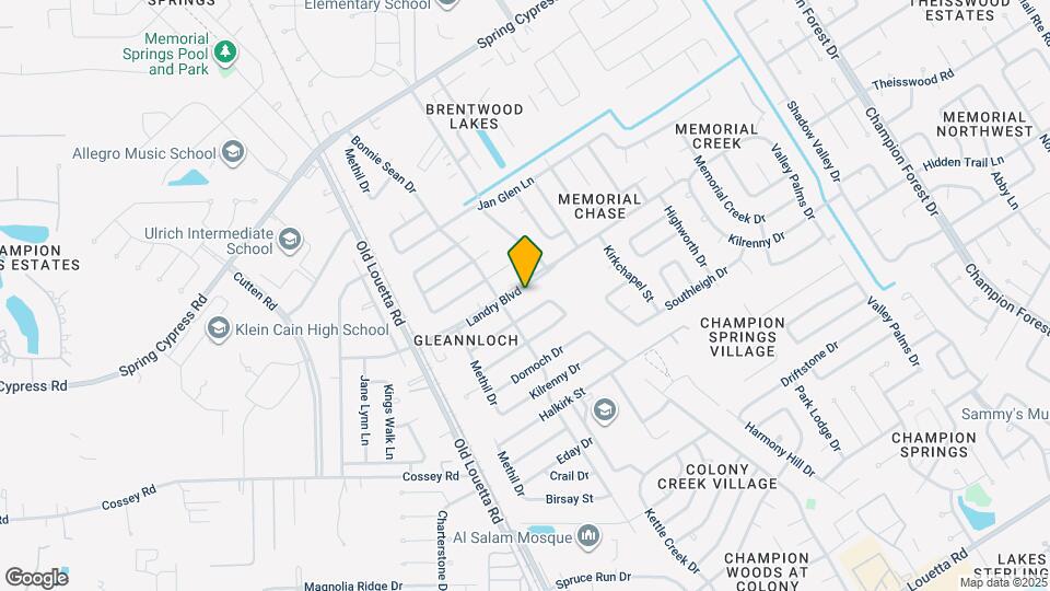 9519 Landry Blvd Map and Location Details