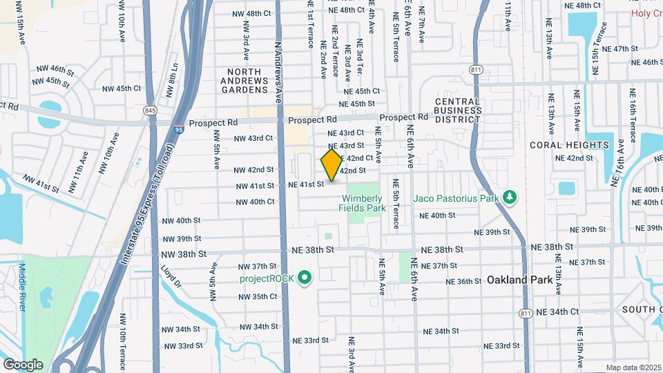 250 NE 41st St Map and Location Details