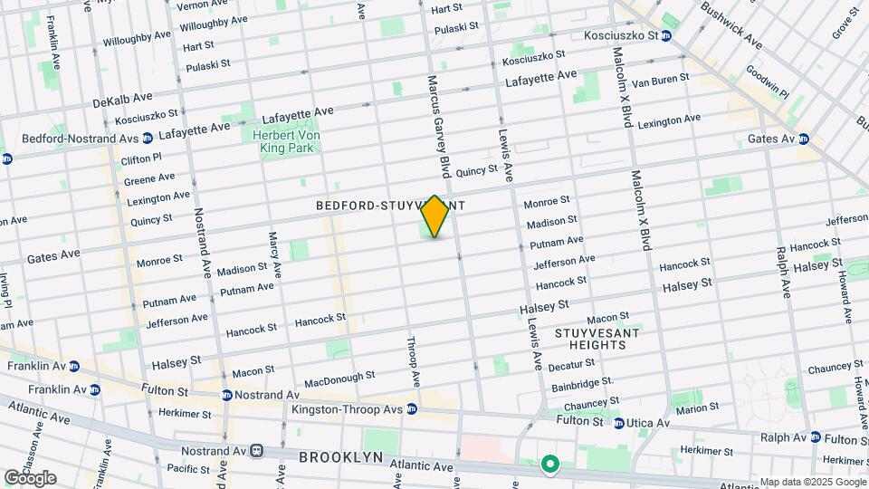 460 Madison St Map and Location Details