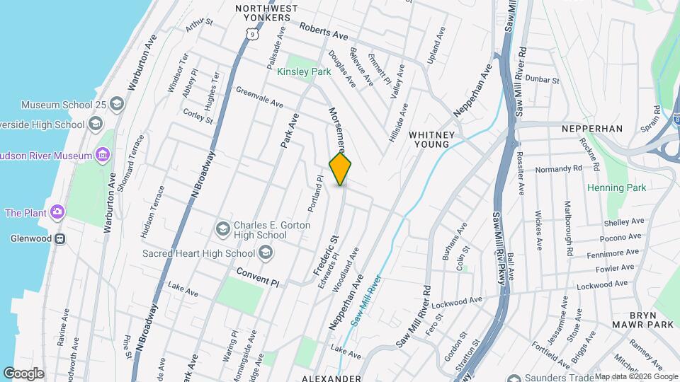 292 Morsemere Ave, Unit Untermyer Garden Mapa y Detalles de la Ubicación