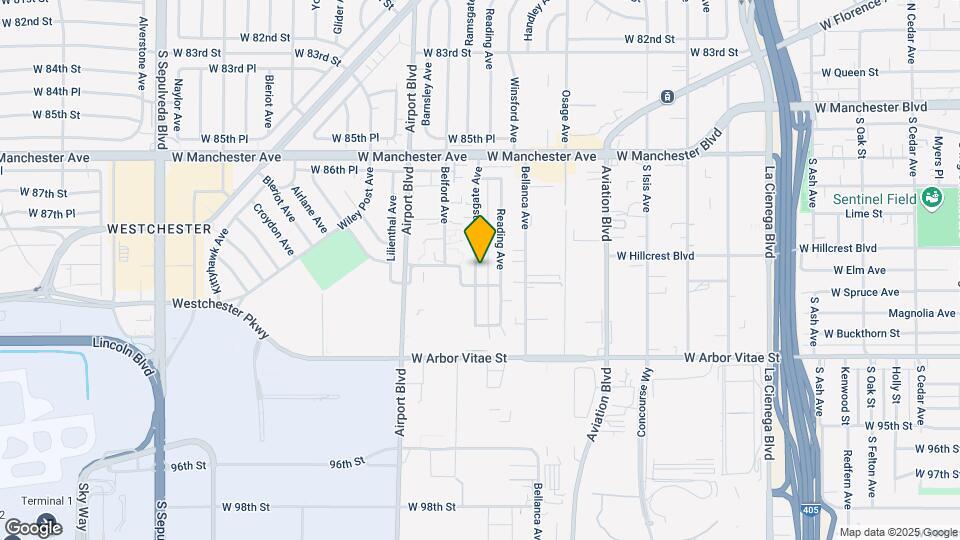 8924 S Ramsgate Ave Map and Location Details
