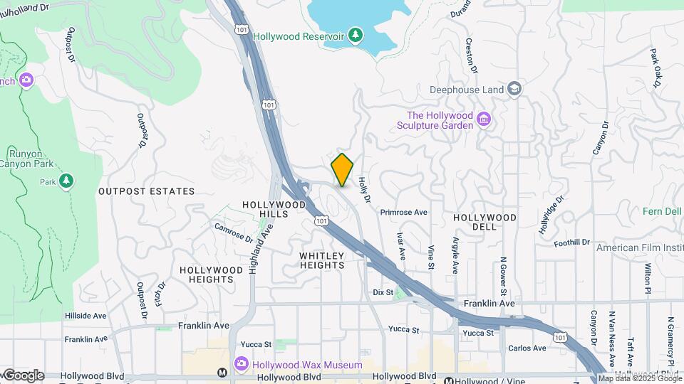 2230-2236 1/2 N Cahuenga Blvd Map and Location Details