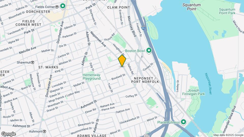 187 Neponset Ave, Unit 2 Map and Location Details