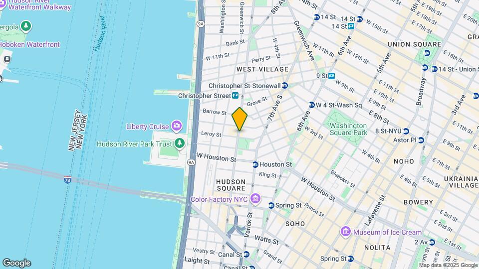 422 Hudson St, Unit 3 Map and Location Details