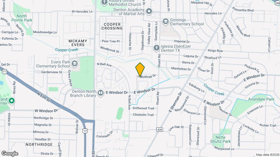 610 Wolftrap Dr Map and Location Details