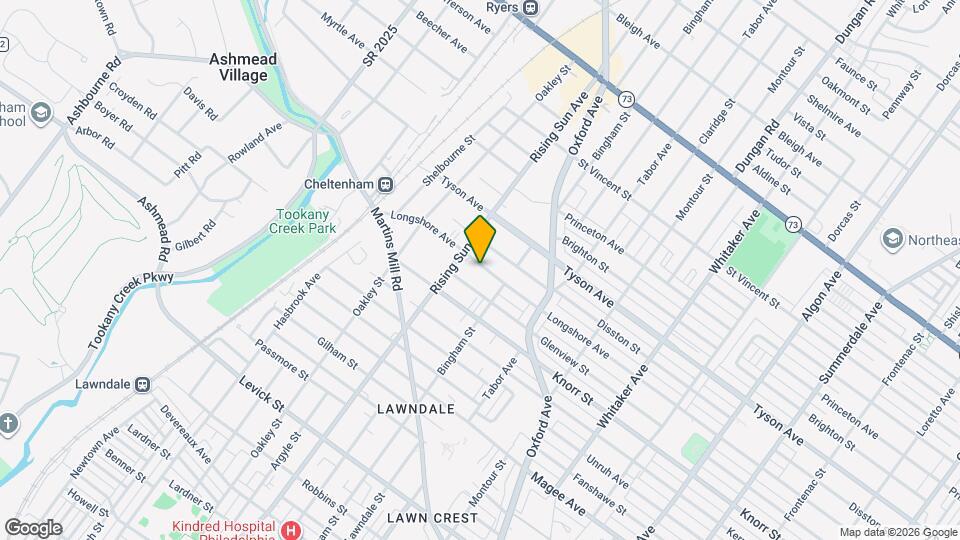 524 Longshore Ave Map and Location Details