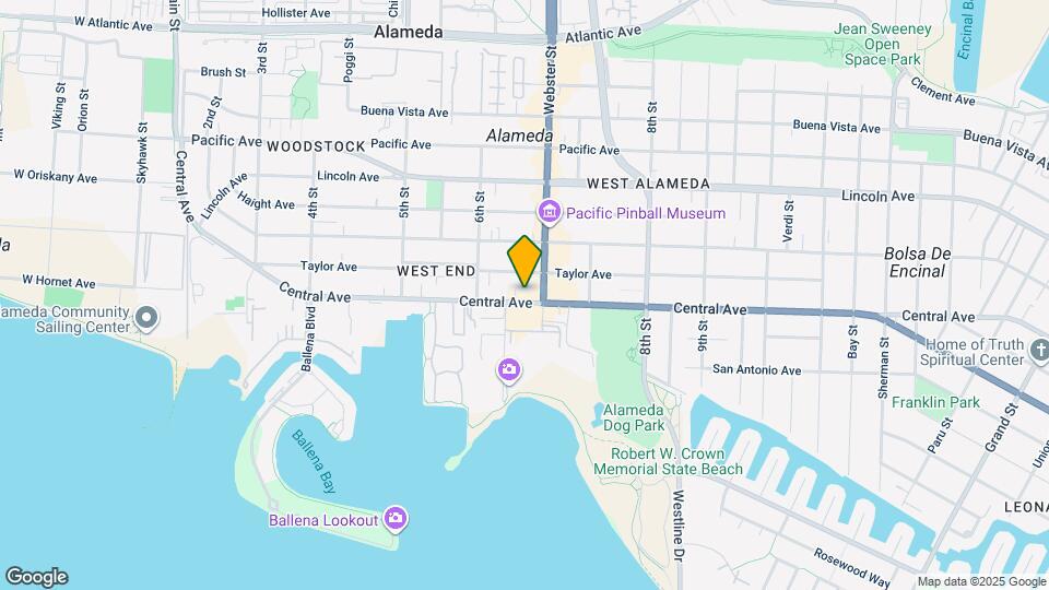 641 Central Ave Map and Location Details