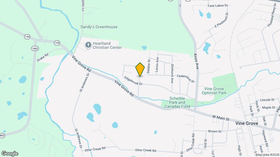 206 Creekvale Dr Map and Location Details