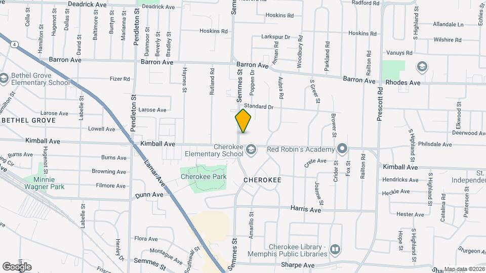 1328 Semmes St Map and Location Details