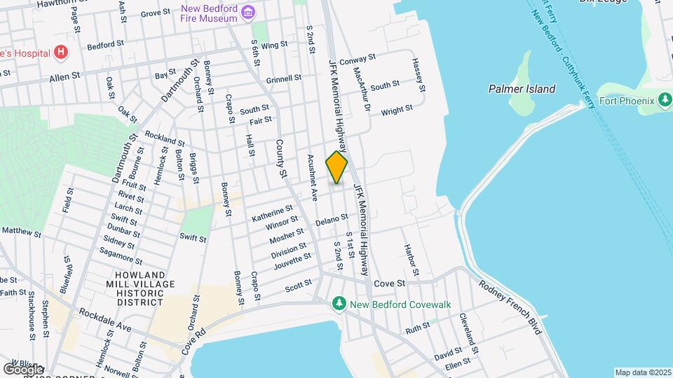 153-155 Blackmer St Map and Location Details