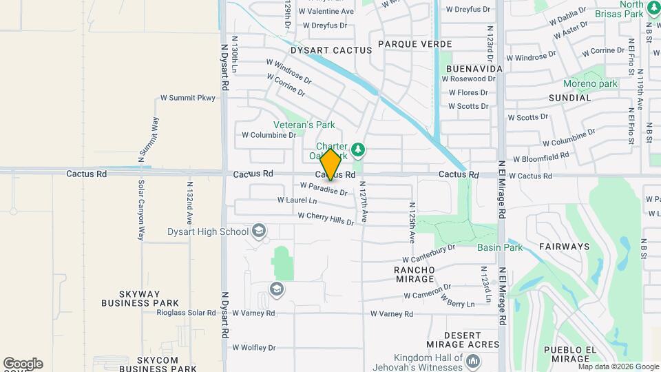 12106 N 128th Ave Map and Location Details