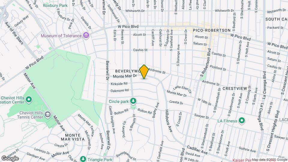 9401 Kirkside Rd Map and Location Details