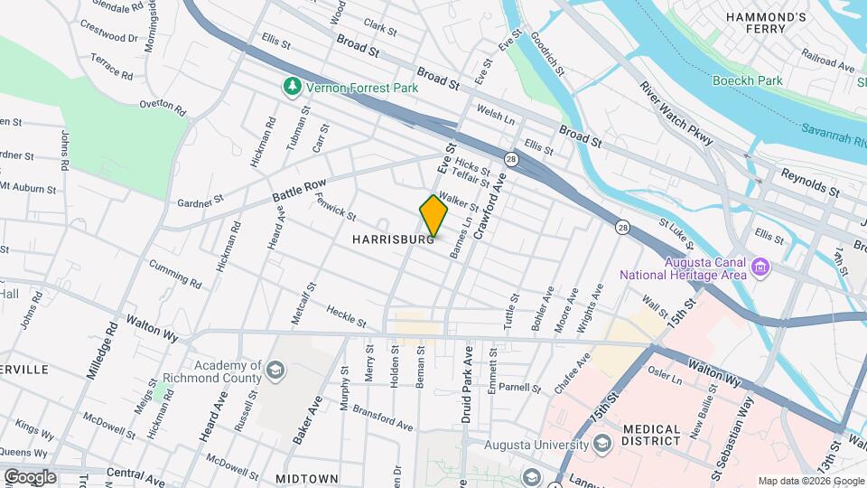 1837 Fenwick St Mapa y Detalles de la Ubicación