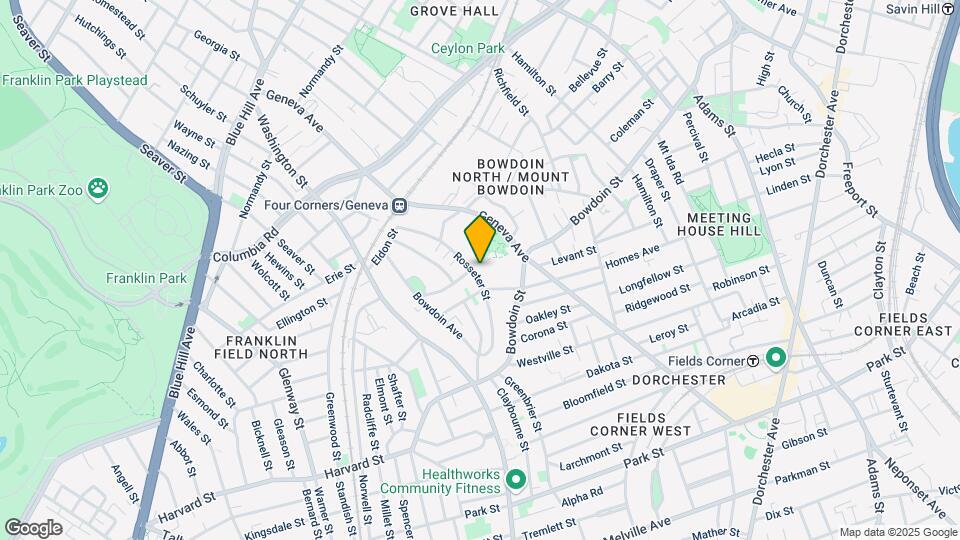 106 Rosseter St Mapa y Detalles de la Ubicación