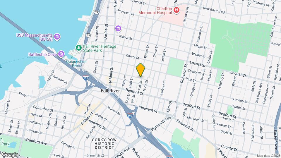 104 Oak St Map and Location Details