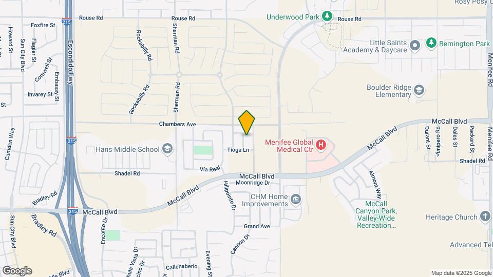 27574 Ethan Allen Way Map and Location Details