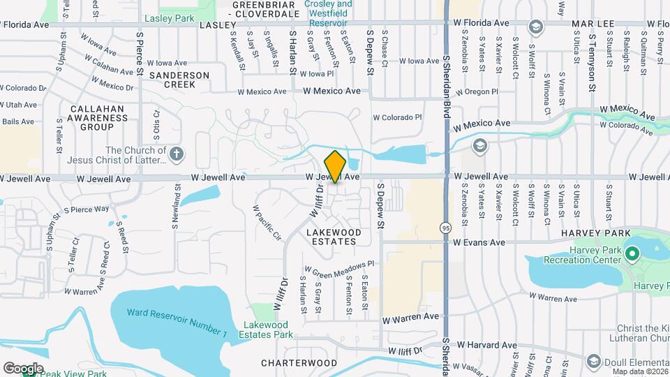 5837 W Atlantic Pl Map and Location Details