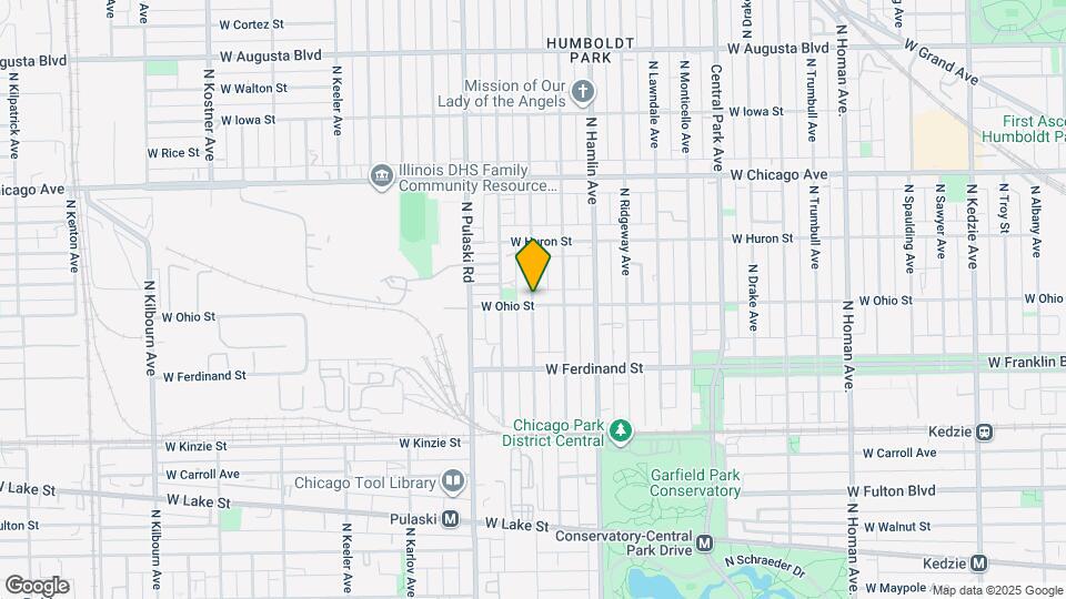 555 N Springfield Ave Map and Location Details
