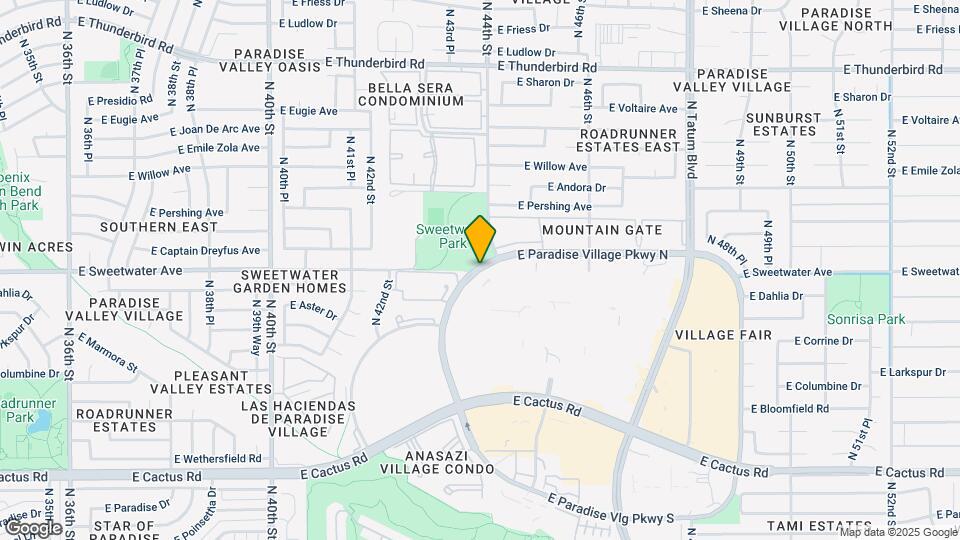 12212 N Paradise Village Pkwy W Map and Location Details