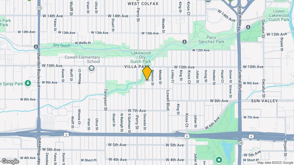 916 Osceola St Map and Location Details