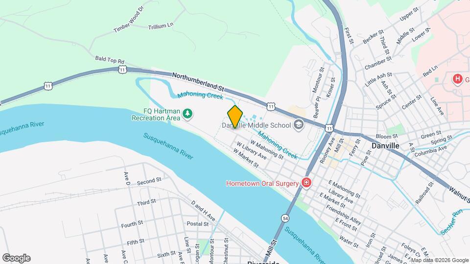 507 W Mahoning St Map and Location Details