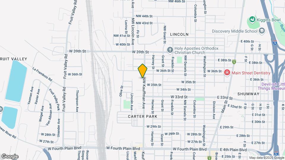 3510 Kauffman Ave Mapa y Detalles de la Ubicación