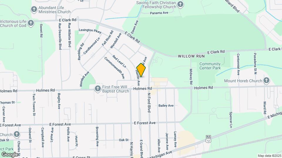 1000 Hunter Ave Map and Location Details