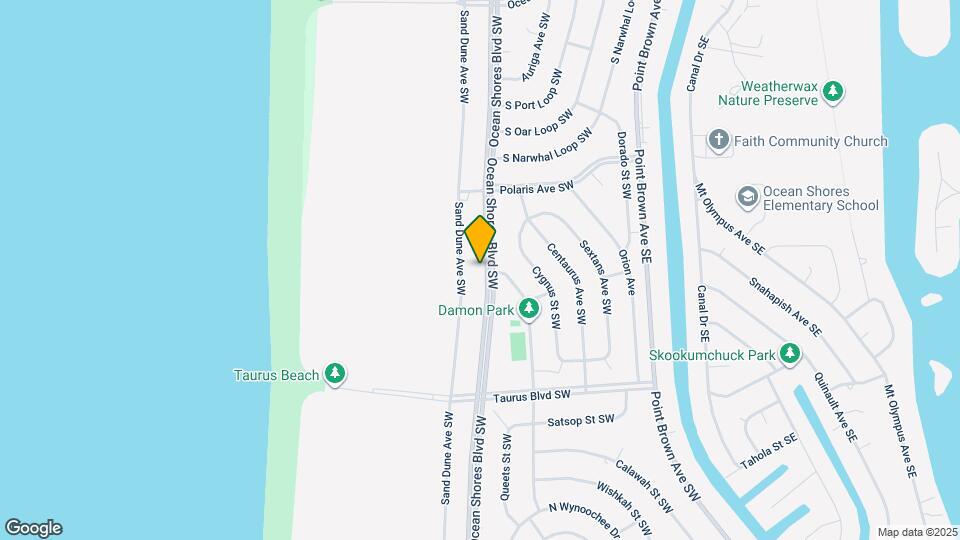 399 Ocean Shores Blvd SW Map and Location Details