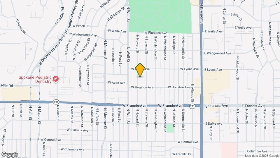 6520 N Howard St Map and Location Details