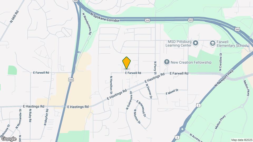 1017 E Farwell Rd Map and Location Details