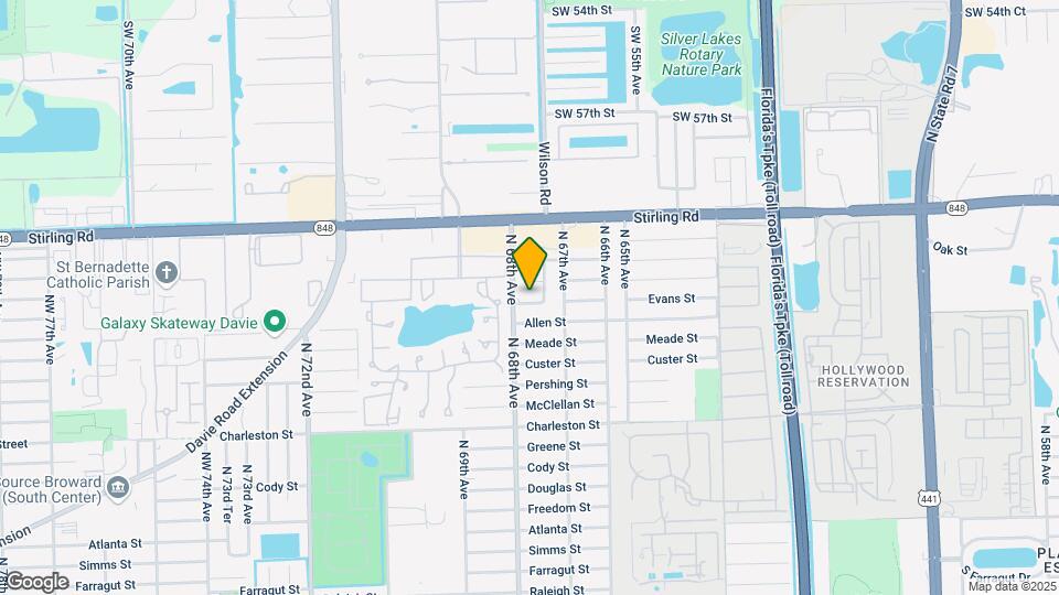 6761 Evans St Map and Location Details