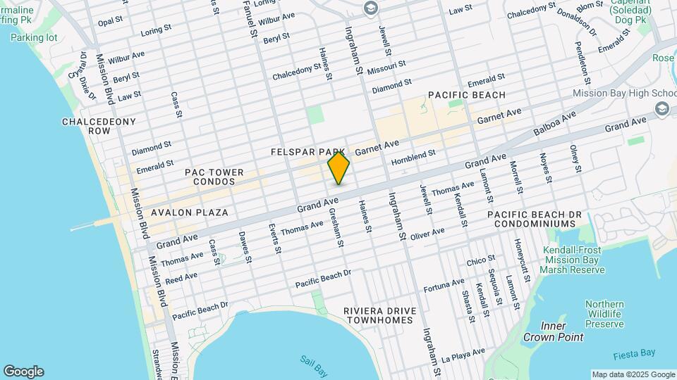 1428 Grand Ave Mapa y Detalles de la Ubicación